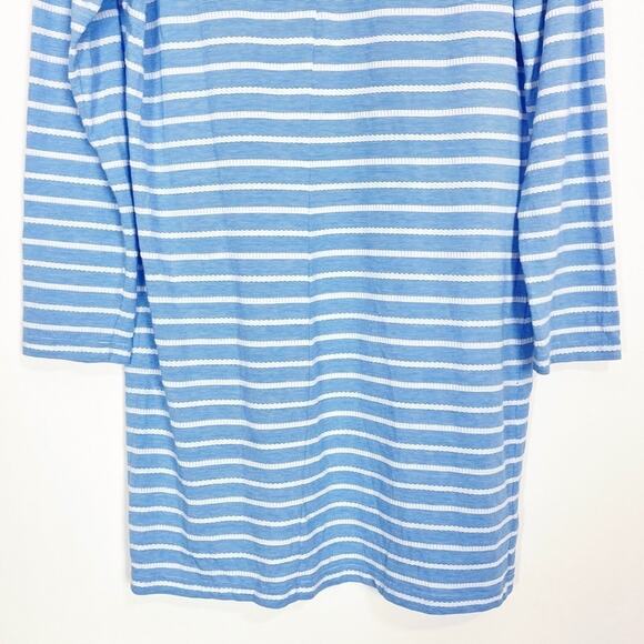 Sail To Sable Blue Striped Dress - Picture 9 of 10